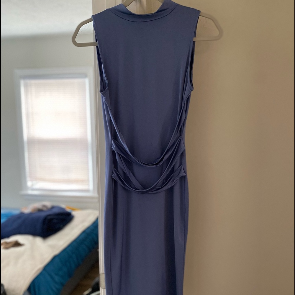Blue special occasion dress